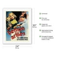thumbnail image 2 of Gun Crazy (Le Démon des Armes) - Starring Peggy Cummins - Vintage French Movie Poster c.1950 - Fine Art Rolled Canvas Print (Unframed) 20in x 26in, 2 of 4