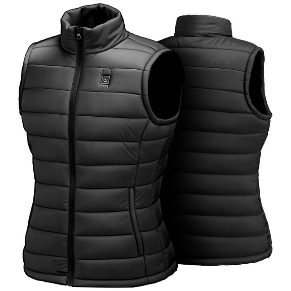 Heated Vest, Women Electric Heating Vest with 16000 mAh Battery Pack, 8 Heating Zones Lightweight Rechargeable Winter-Vest with 3 Levels, for Outdoor Hiking Camping Fishing Skiing, Size L