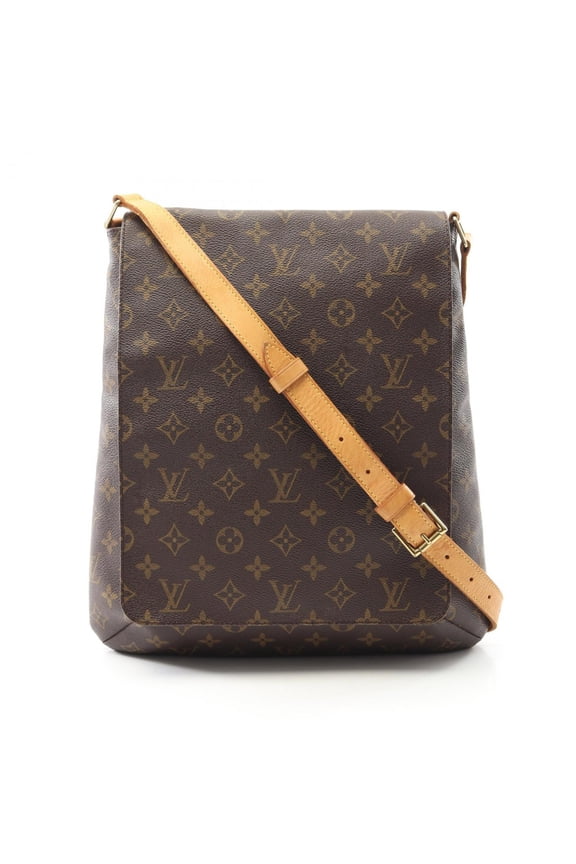 Pre-Owned Louis Vuitton Musette Monogram Shoulder Bag Coated Canvas Leather Women's... (Fair)
