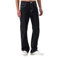 thumbnail image 5 of Straight Jeans Men Washed No Hole Jeans Spring Summer Boyfriend Jeans Streetwear Loose Cacual Designer Long Denim Pants Trousers, 5 of 5