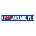 thumbnail image 1 of SignMission SSIL-Lakeland Fl Street Sign - I Love Lakeland, Florida, 1 of 1