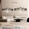 thumbnail image 4 of Elephant Stock Wolf Pack Wall Art - Horizontal Multi Panel Canvas - Living Room Wall Decor - Animal Multi Panel - Brown And Gray Decor - 68" x 30", 4 of 8