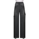 thumbnail image 5 of Pantalones vaqueros informales de pierna recta de cintura alta con bolsillos irregulares, ropa de trabajo, torres de piso, pantalones de papá, nueva calle, 5 of 5