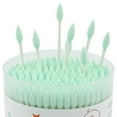 thumbnail image 4 of HOMEFOX 800 Count Green Cotton Swabs with Precision Pointed Tips, Pure Organic Cruelty-Free, 4 of 7
