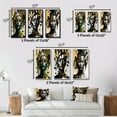 thumbnail image 4 of Designart "Golden Elegance Transcending Beauty III" Modern Woman Wall Art Set Of 3 - Gold Woman Abstract Gallery Wall Set For Home Decor, 4 of 7