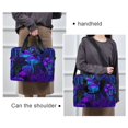 thumbnail image 6 of FORMRS 16" Laptop Bag Carrying Sleeve Case with Handle Travel Shoulder Briefcase, Night Mushrooms Pattern, 6 of 8