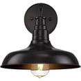thumbnail image 5 of 12"W Gooseneck Outdoor Light Fixtures, 2 Pack Farmhouse Barn Lights for Front Porch Garage, Matte Bronze, 5 of 7