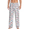 thumbnail image 2 of Lsque Lighthouse And Beacon Print Men's Pajama Pants, Lounge Pant - Comfortable Home Wear,Elastic Waistband, Stylish Design-Medium, 2 of 9