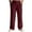 Wine, variant on KyCheLot Men's Loose Casual Pants with Pockets Soft Drawstring Elastic Mid Waist Straight Leg Comfy Trousers