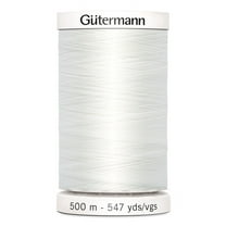 Gutermann Sew-All Polyester White Thread, 547 yd.