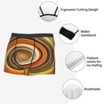 thumbnail image 3 of Balery Colorful Swirl Calzoncillos bóxer para hombre, ropa interior de algodón suave y transpirable con cinturilla de nailon-Small, 3 of 5