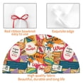 thumbnail image 4 of Sikiie Retro Summer Stamp 30-48 inches {designName} Print Christmas Tree Skirt Snowman Xmas Tree Skirt with Edge Christmas Decorations for Holiday Party36", 4 of 7
