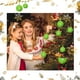 thumbnail image 4 of Herunwer Lime Green Furry Elf Christmas Tree Ornaments - Hanging Ball Ornaments for Christmas Party & Home Decorations, 4 of 9