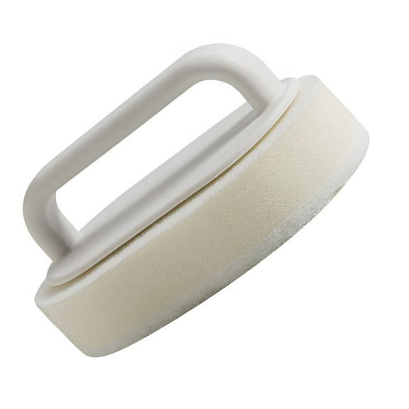 OFFIGAM White Plastic Hand Scrubber Brush for Cleaning, and Easy to Use, Multipurpose Household Cleaning Tool, 1 Set