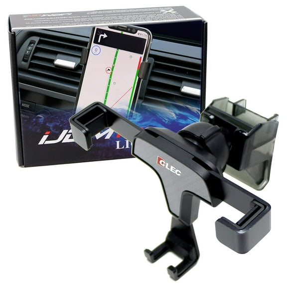 Smartphone Gravity Holder w/Exact Fit Clip-On Dash Mount For 2020-up Cadillac CT5 (Won't Occupy Air Vent Opening)