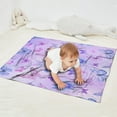 thumbnail image 2 of Purple Butterfly Pattern Blanket,Comfortable Soft Flannel Throw Blanket,All Season,Warm Lightweight Blankets for Sofa Bed Couch Living Room Chair,30"x40", 2 of 4