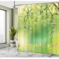 thumbnail image 5 of Ambesonne Floral Shower Curtain, Colorful Tulips Tree, 69"Wx75"L, Multicolor, 5 of 5