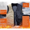 thumbnail image 4 of Injueey Chaleco calefactable Chaqueta calefactable USB Chaleco eléctrico lavable para hombres Mujeres Esquí Invierno Pesca Camping Suministros térmicos Numero 3 Injueey HA046619-03, 4 of 6