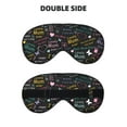 thumbnail image 2 of Naloa I love you Mom Print Sleep Mask for Sleeper, Light Blocking Sleeping Eye Mask for Women Men, Eye Shade with Adjustable Strap for Travel, Nap,Meditation, 2 of 7