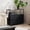 Black, variant on BoldGear 5 Fabric Drawers Entertainment Center for TV up to 45 inch Wooden Media Console Table with Open Shelf, for Living Room, or Small Space,Brown