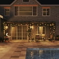 thumbnail image 4 of Mondawe 10'x20' Louvered Pergola, Outdoor Aluminum Pergola with Adjustable Rainproof Roof for Porch ,Deck, Patio, Garden, Brown, 4 of 11
