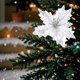 thumbnail image 5 of Festive Glittered Poinsettia Ornament Set, Christmas Tree Decorations, Holiday Floral Arrangements, Party & Home Decor Accessories for Seasonal Celebrations and Festive Events, 5 of 6