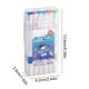 thumbnail image 3 of Bolígrafos de gel con purpurina | Rotuladores de tinta nacarada para diarios, álbumes de recortes y tarjetas | Bolígrafos de punta fina con efecto brillante | Set de 12 piezas para adultos y niños, 3 of 6