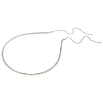 Unique Bargains 1 Pc Fashion Single Row Rhinestone Tassel Headband for Women for Girls Silver Tone