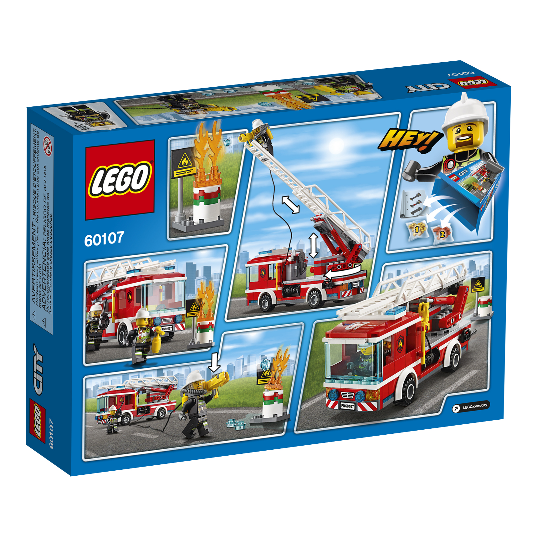 LEGO City Fire Fire Ladder Truck 60107 - image 4 of 4