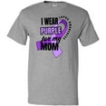 thumbnail image 3 of Inktastic I Wear Purple for My Mom Lupus Awareness T-Shirt, 3 of 5