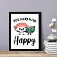 thumbnail image 3 of Designs ByLITA You Maki Miso Happy, 8 x 10 Black Framed Print Inspirational Wall Art | Decoration For Sushi Lovers, 3 of 6