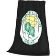 thumbnail image 3 of Norfolk A State University Logo Blanket Large Luxury Fleece Soft Anti-Static Anti-Pilling Flannel Bed Blanket, 3 of 6