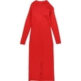 thumbnail image 2 of GUESS Womens Celia Sweater Dress, red, L, 2 of 2
