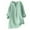 Light Green, variant on Busydd Spring Tops for Women Casual V Neck Button Summer Tops Comfy Solid Color Cotton Linen Shirts for Women Long Sleeve Women Blouses S