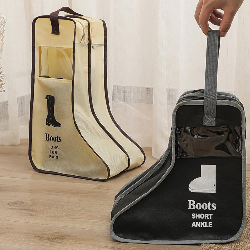 Long Riding Rain Ankle Boots Leather Shoes Storage Bag Organizer Case Travel Eco Bag For Boots Drop