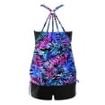 thumbnail image 4 of MKLEKYY Trajes De Baño Mujer 2 Piezas Women'S Swimwear Tankini 2 Piece Normal Swimsuit High Waisted Bathing Suits Sports Vacation Sexy / Strap / New / Padded Bras / Strap Swimsuit, 4 of 4