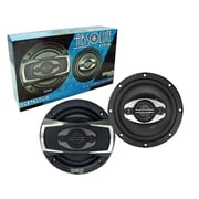 Absolute USA SP654 6.5" 4-Way Full-Range Loudspeakers Car Speakers 500W Power