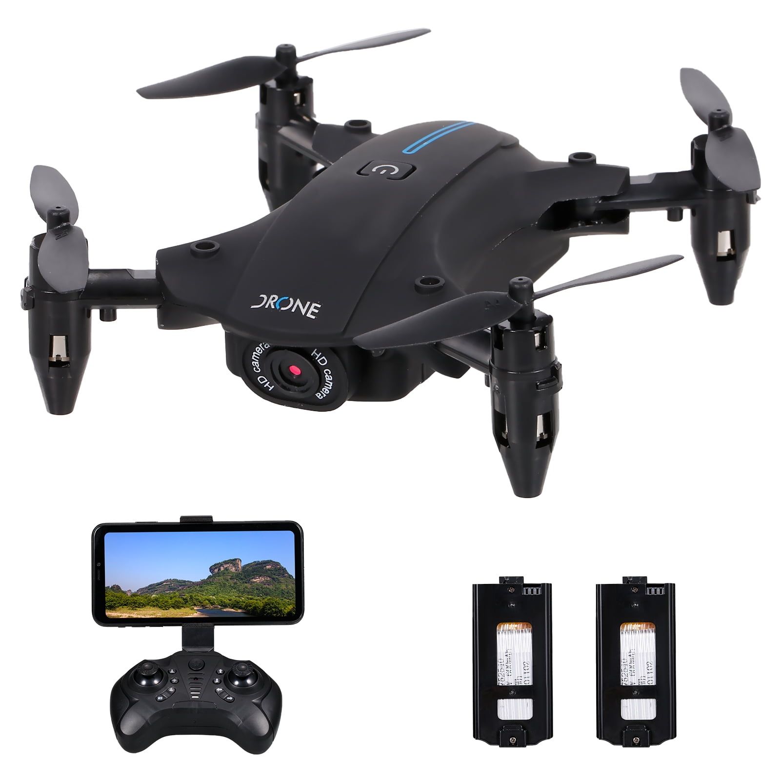 Fly For Catch Pokemon Go Mini Quadcopter+WiFi Camera Drone APP Remote Control 