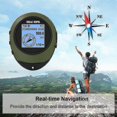 thumbnail image 3 of Mini Gps Tourist Navigator Handheld With Buckle Compass For Travel Hiking Satellite Car Gps Plotter Navigator, 3 of 4