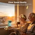thumbnail image 7 of Portable Radio AM FM,Mini Tansistor Radio,Pocket Radio with Flashlight,Tuning Knob,TF Card Slot,Headphone Jack, 3AA Battery Operated or Plug in Wall,Compact Personal Radio for Gift,Family,Elder,Blue, 7 of 7