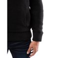 thumbnail image 5 of X RAY JEANS Mens Full-Zip High Neck Sweater Jacket, Black, 3XL, 5 of 5