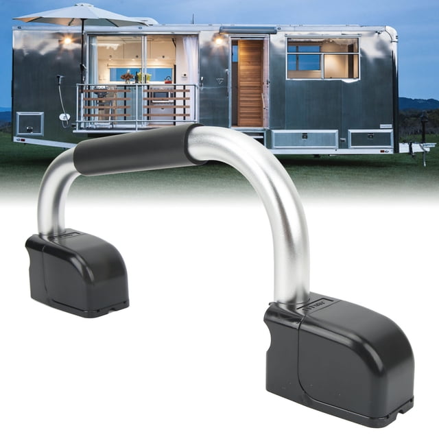 De Asistencia de Puerta de Entrada, Soporte estable No es un de Agarre de Vehículos Recreativos Plegables y A Prueba de Óxido con Almohadilla para Autocaravana de