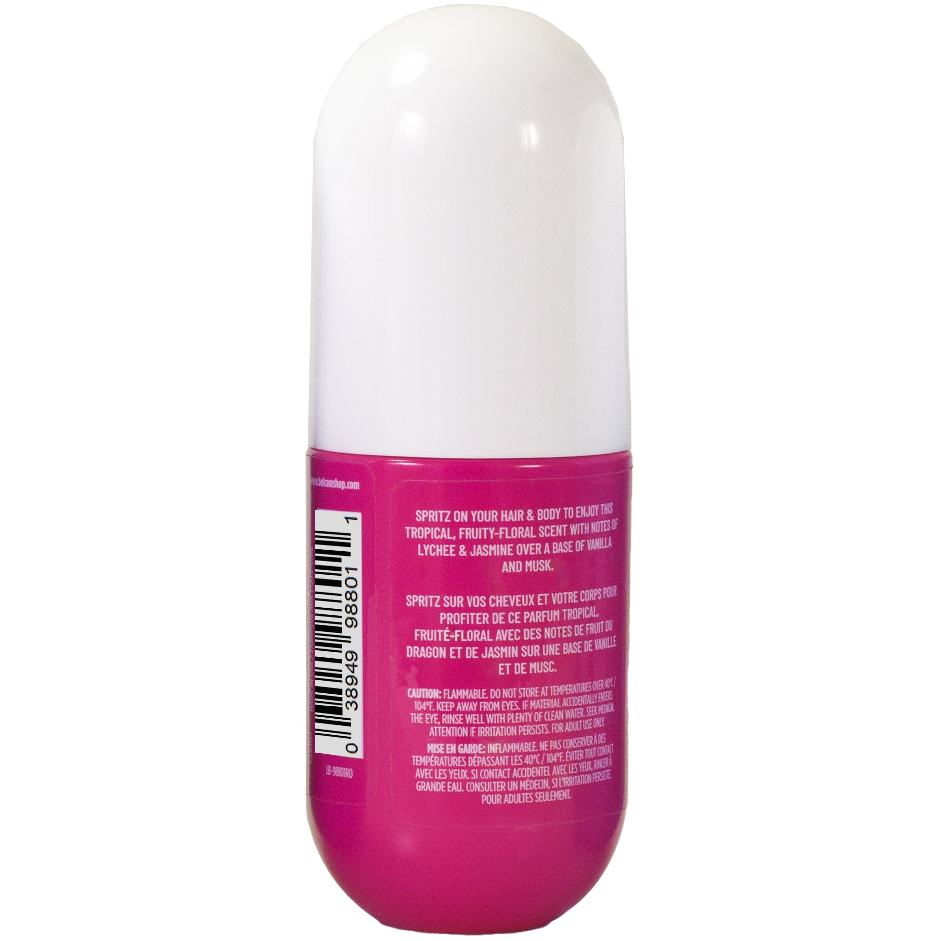 PB ParfumsBelcam Côte du Soleil Hair & Body Mist, Pink, 200 ml
