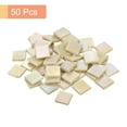 thumbnail image 3 of Uxcell 50Pcs Mosaic Tiles, Micro Glass Tiny Mini Mosaic Tile DIY Hobbies Handmade Crystal Free Stone Pale Cream Color, 3 of 7
