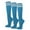 Sky Blue With 2 White Stripes, variant on Womens Plain Striped Cotton Knee High Socks Sky Blue Medium 3 Pairs