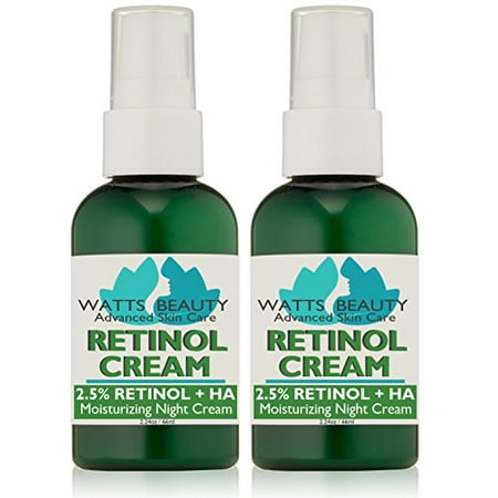 Easy to Apply Retinol Cream Works on Pores & Blemishes 2 Pack by Watts (Best Way To Apply Retinol)