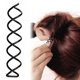 thumbnail image 5 of 10 pinzas para el cabello en espiral de metal portátiles, pinzas para el cabello, palillo para moños, para estilo de cabello DIY, 5 of 7
