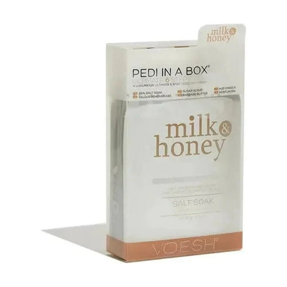 VOESH Deluxe Pedicure 6 Step - Milk & Honey