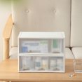 thumbnail image 4 of Guardoinrt 1/2/3 Transparent Storage Drawers Practical And Sleek Office Organization Solution Elevated Single Grid 1 Pc, 4 of 6