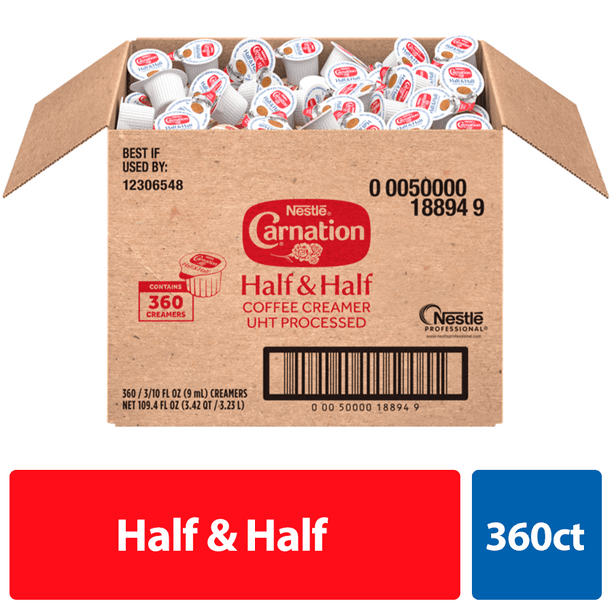 Nestle Carnation Half Amp Half Creamers Half And Half Coffee Creamer Singles 360 Ct Walmart Com Walmart Com